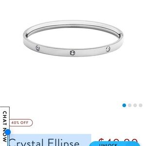 MVMT Crystal Ellipse Bangle